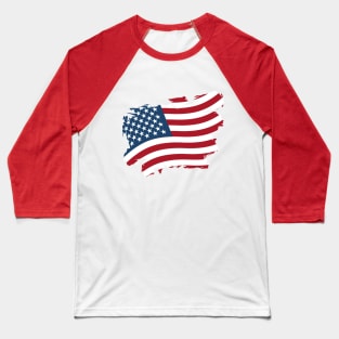 USA Flag Baseball T-Shirt